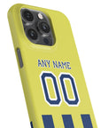 Phone case with the Fenerbahçe 2026-27 Home football shirt design by RIPA Football
