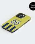 Phone case with the Fenerbahçe 2026-27 Home football shirt design by RIPA Football