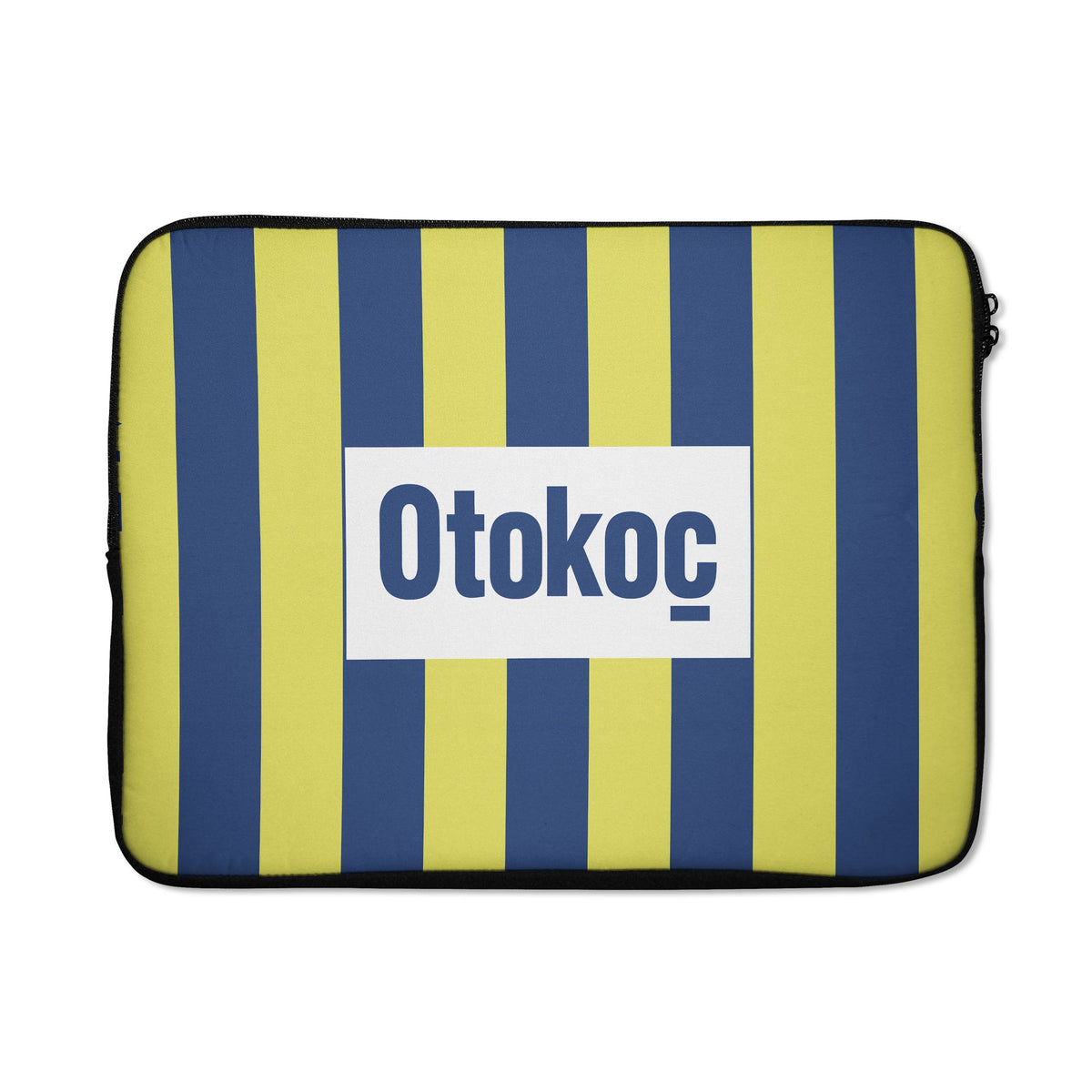 Laptop sleeve with the Fenerbahçe 2026-27 Home football shirt design by RIPA Football