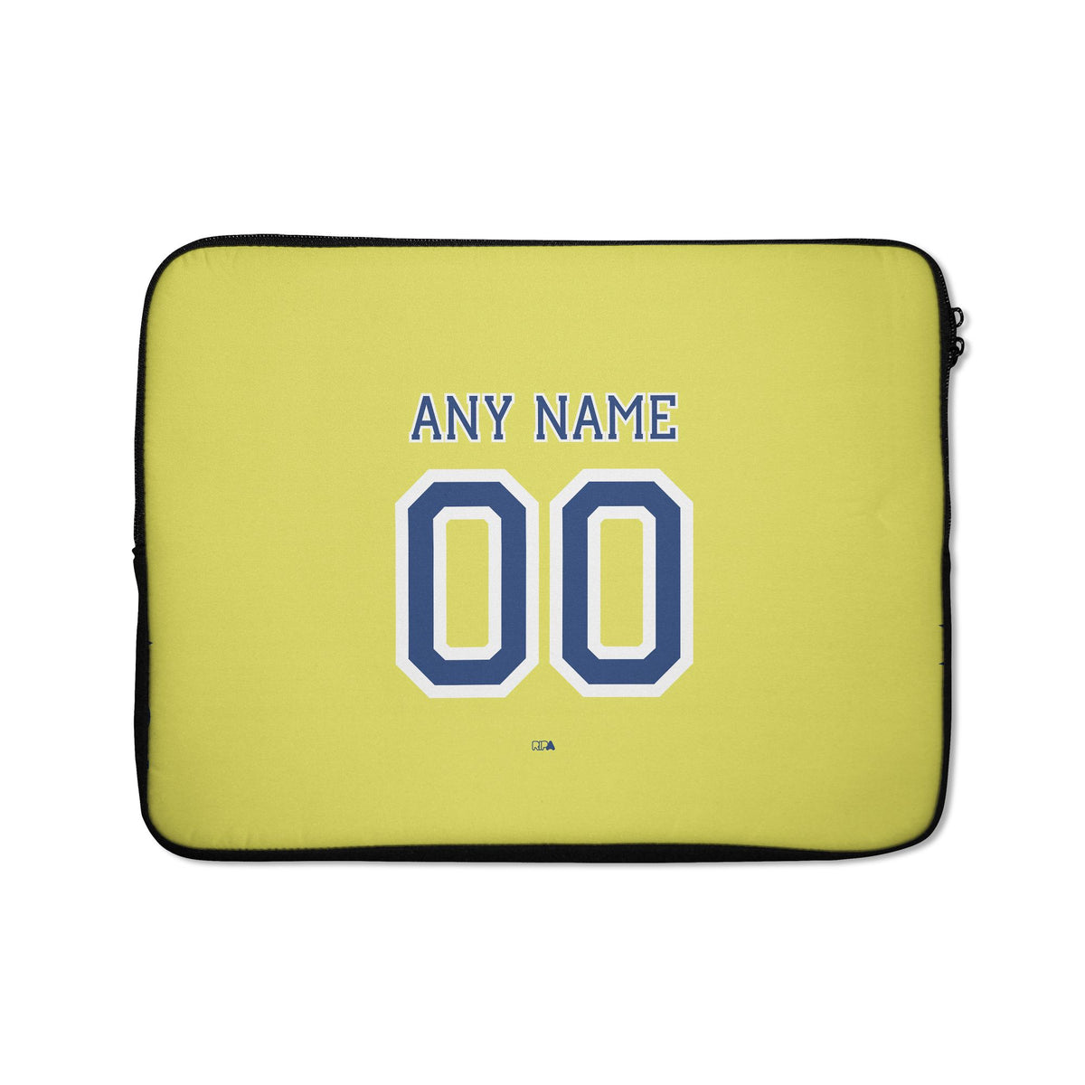Laptop sleeve with the Fenerbahçe 2026-27 Home football shirt design by RIPA Football