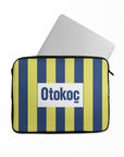 Laptop sleeve with the Fenerbahçe 2026-27 Home football shirt design by RIPA Football