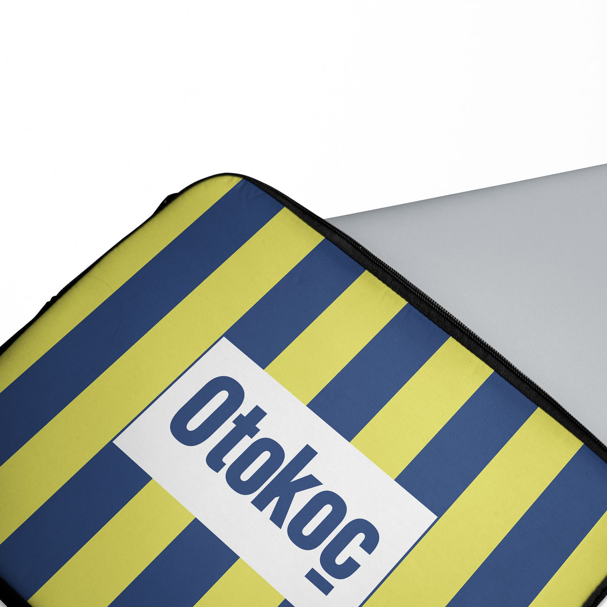 Laptop sleeve with the Fenerbahçe 2026-27 Home football shirt design by RIPA Football