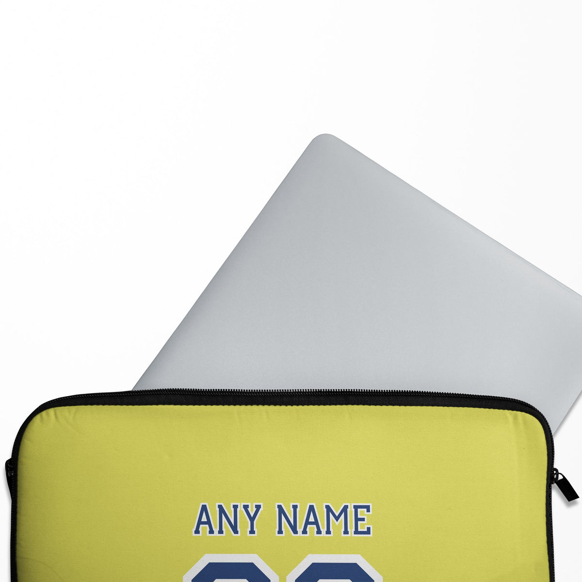 Laptop sleeve with the Fenerbahçe 2026-27 Home football shirt design by RIPA Football