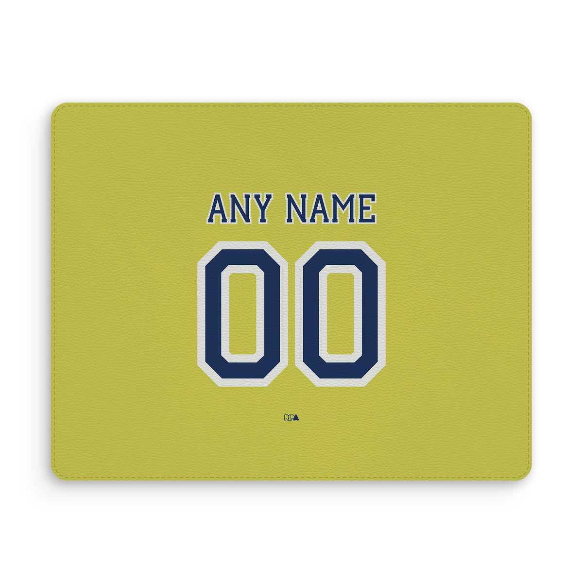 Mouse pad with the Fenerbahçe 2026-27 Home football shirt design by RIPA Football