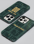 Phone case with the Feyenoord Rotterdam 2025-26 Fourth football shirt design by RIPA Football