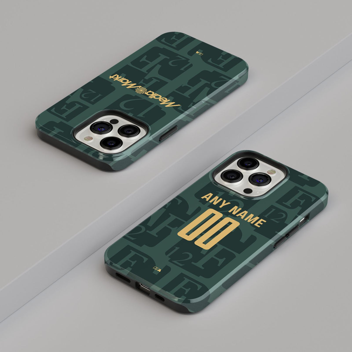 Phone case with the Feyenoord Rotterdam 2025-26 Fourth football shirt design by RIPA Football