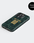 Phone case with the Feyenoord Rotterdam 2025-26 Fourth football shirt design by RIPA Football