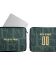 Laptop sleeve with the Feyenoord Rotterdam 2025-26 Fourth football shirt design by RIPA Football