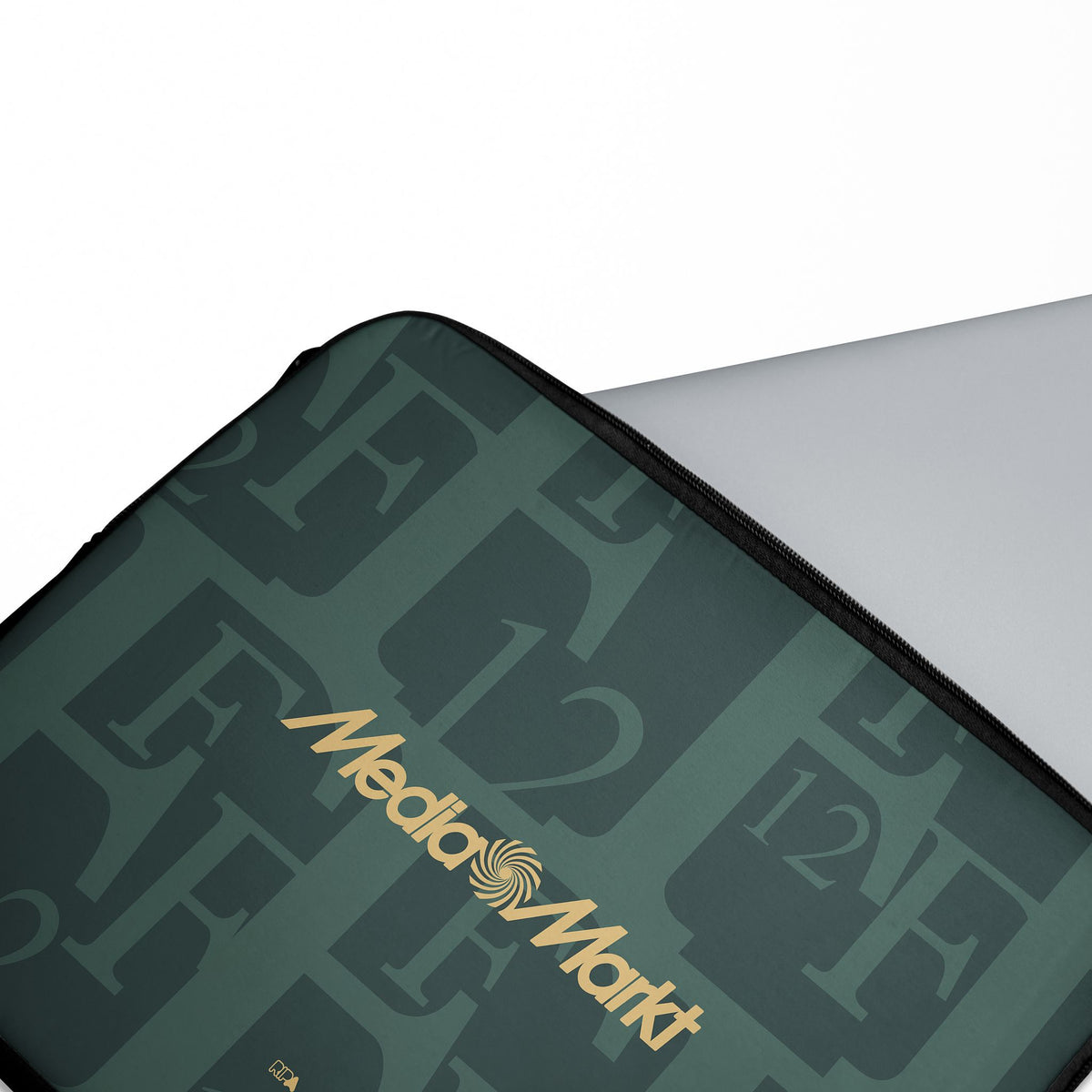 Laptop sleeve with the Feyenoord Rotterdam 2025-26 Fourth football shirt design by RIPA Football