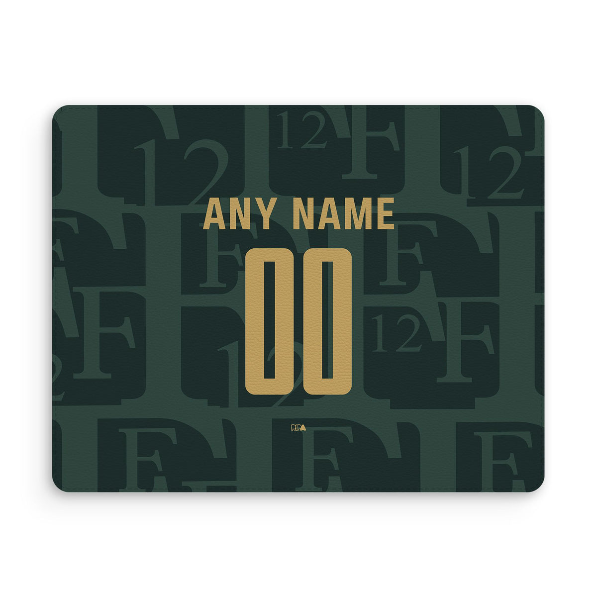 Mouse pad with the Feyenoord Rotterdam 2025-26 Fourth football shirt design by RIPA Football