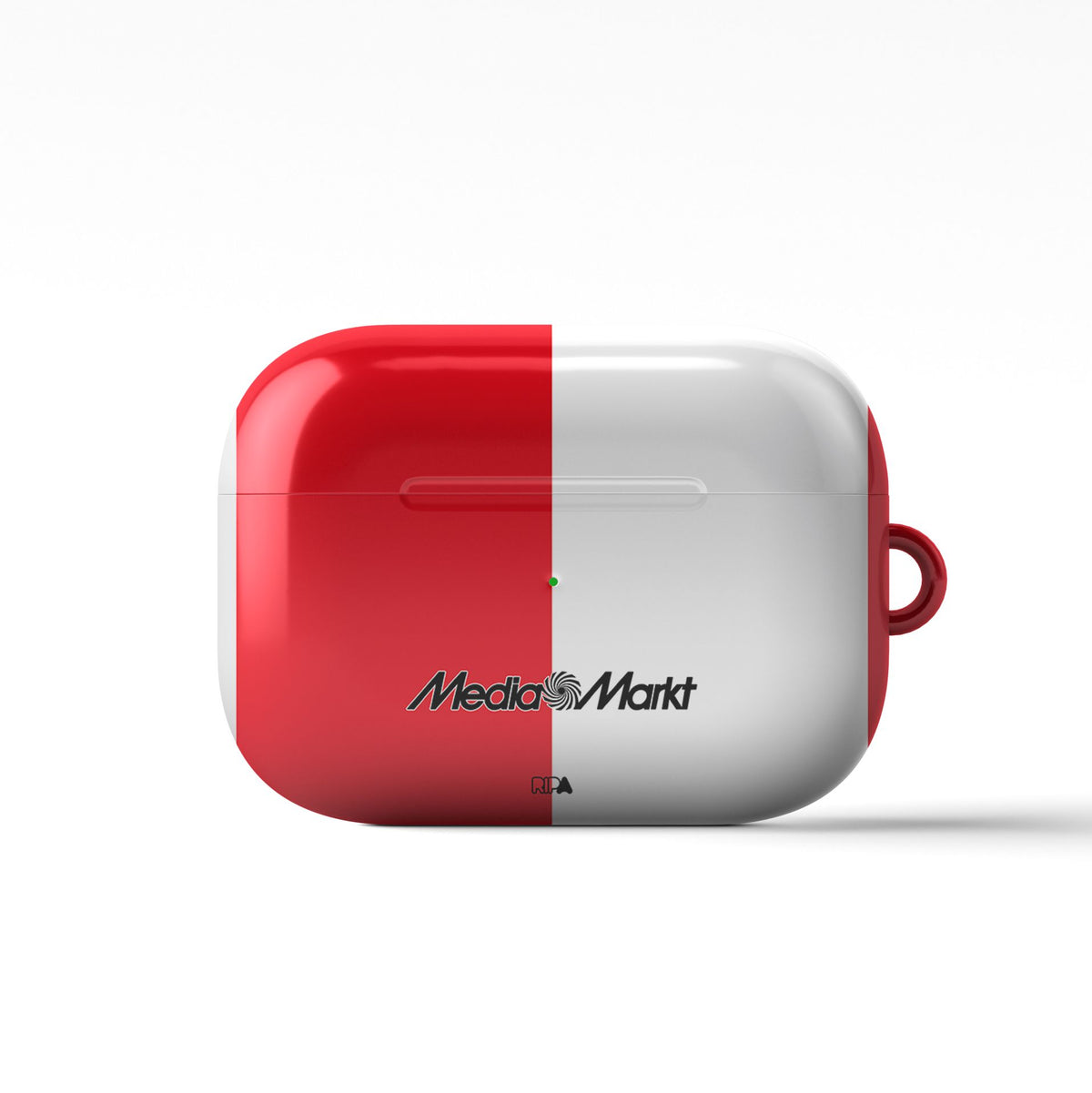 AirPods case with the Feyenoord Rotterdam 2026-27 Home football shirt design by RIPA Football