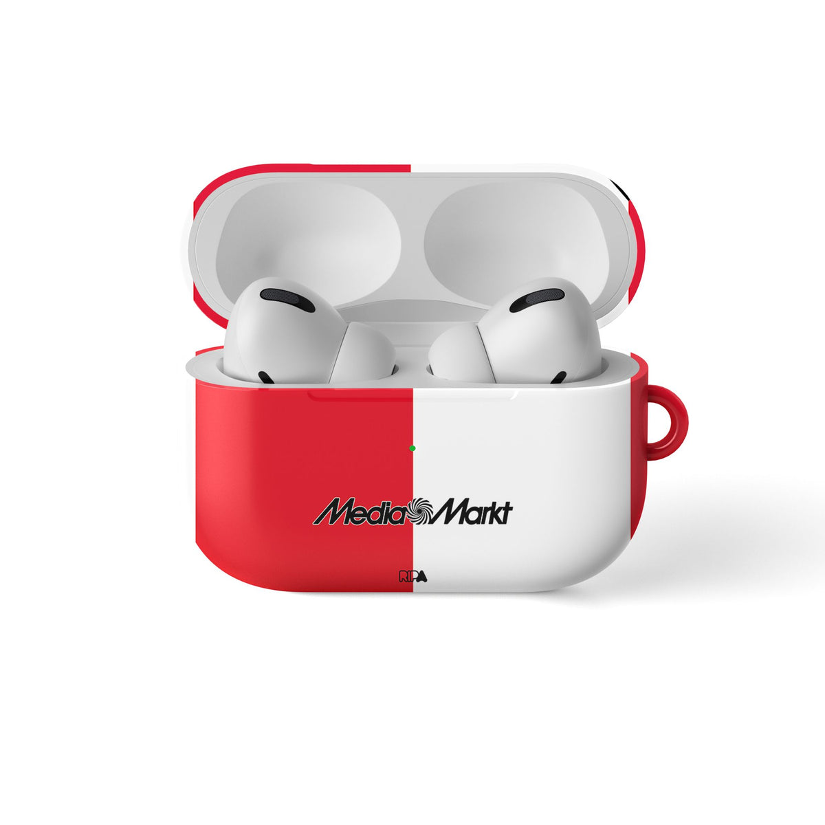 AirPods case with the Feyenoord Rotterdam 2026-27 Home football shirt design by RIPA Football