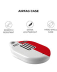 AirTag holder with the Feyenoord Rotterdam 2026-27 Home football shirt design by RIPA Football