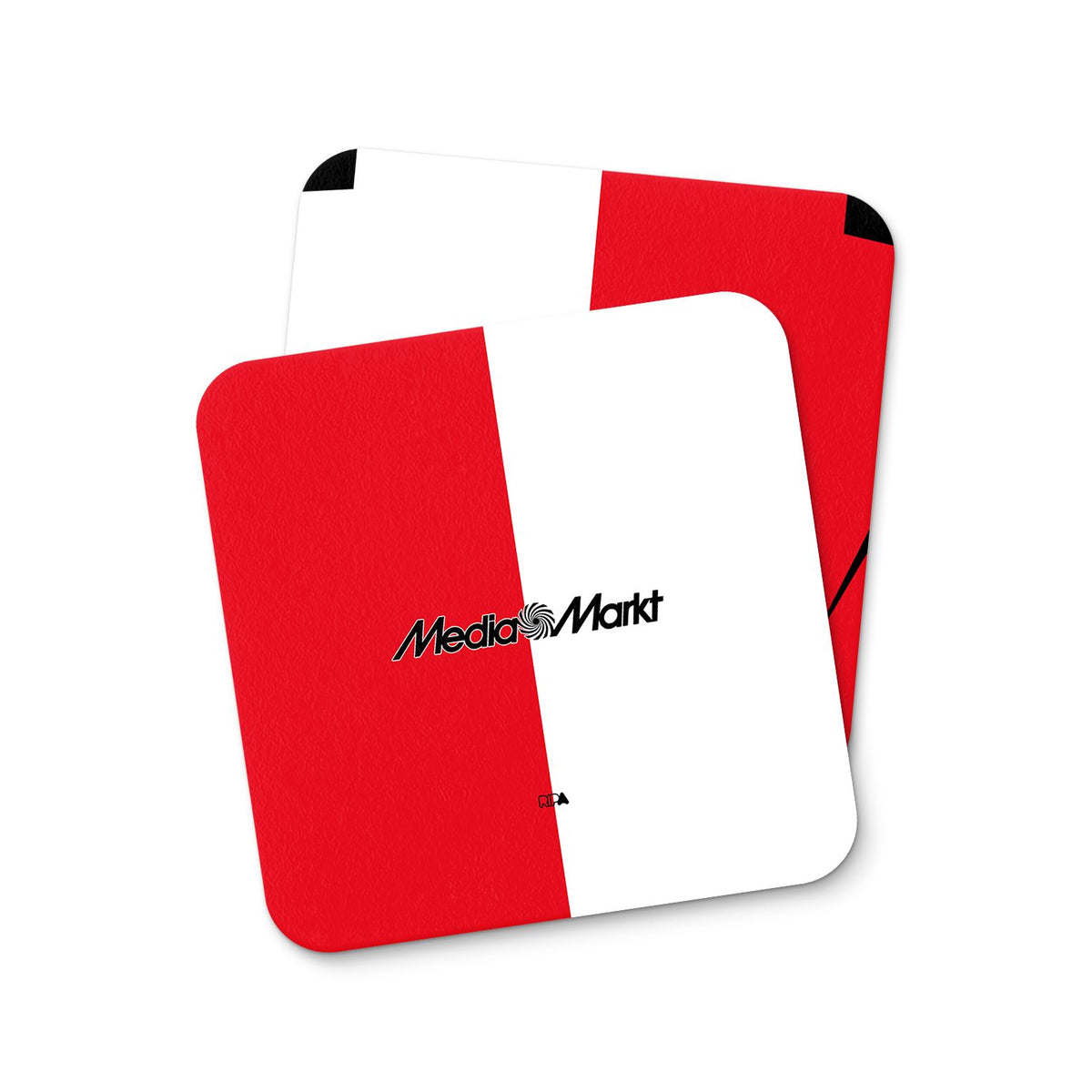 Coaster with the Feyenoord Rotterdam 2026-27 Home football shirt design by RIPA Football