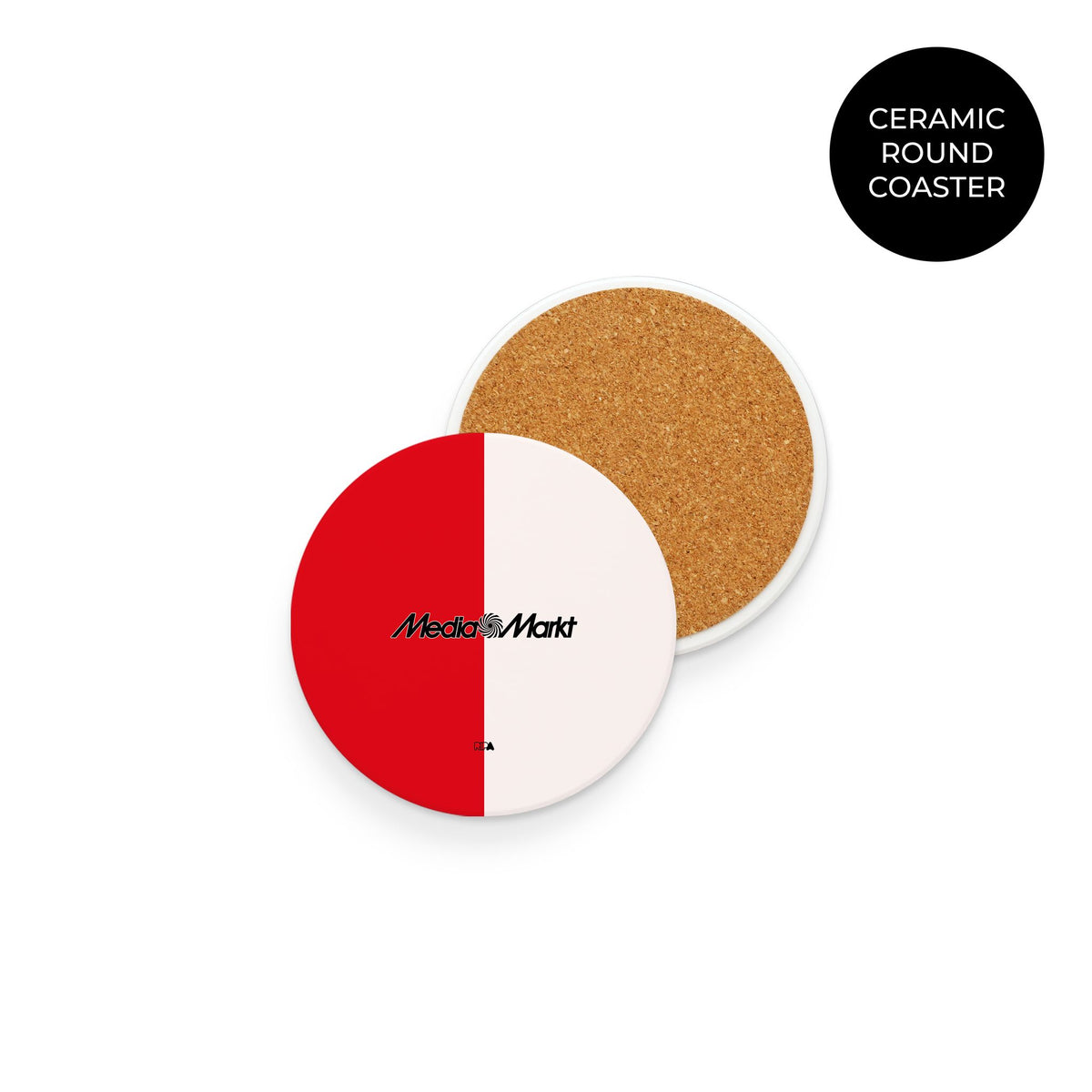 Coaster with the Feyenoord Rotterdam 2026-27 Home football shirt design by RIPA Football