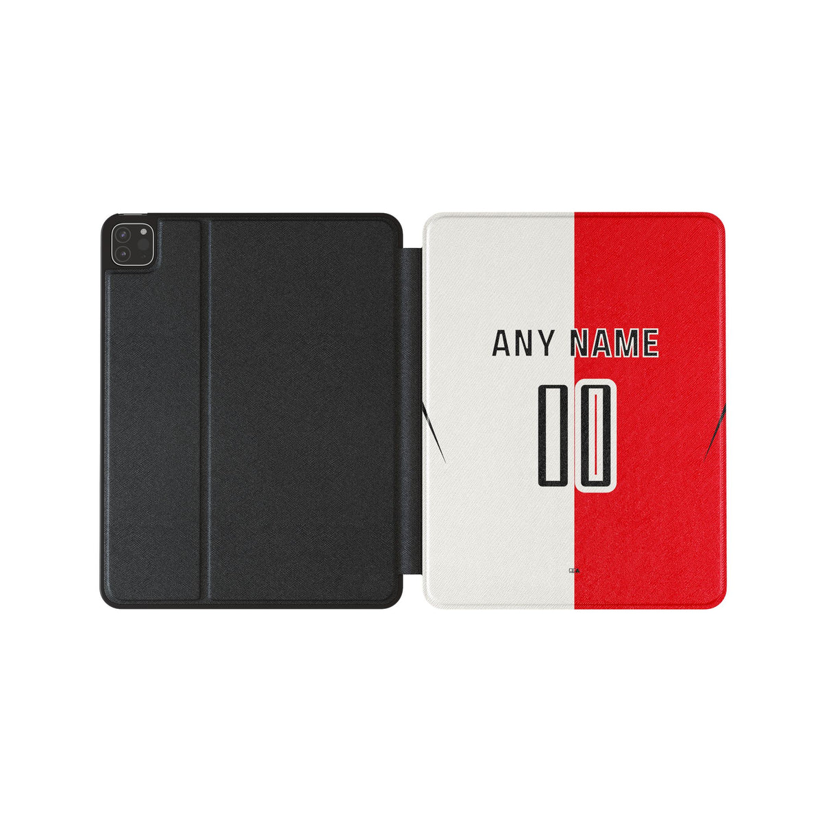 iPad case with the Feyenoord Rotterdam 2026-27 Home football shirt design by RIPA Football