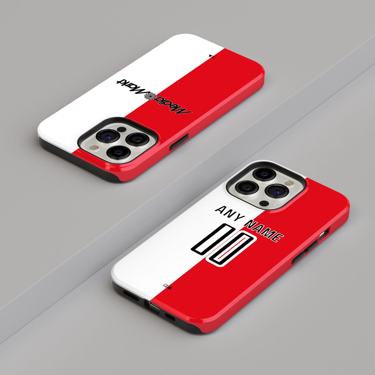 Phone case with the Feyenoord Rotterdam 2026-27 Home football shirt design by RIPA Football