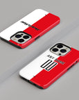 Phone case with the Feyenoord Rotterdam 2026-27 Home football shirt design by RIPA Football
