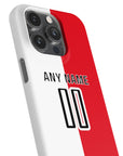 Phone case with the Feyenoord Rotterdam 2026-27 Home football shirt design by RIPA Football