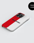 Phone case with the Feyenoord Rotterdam 2026-27 Home football shirt design by RIPA Football