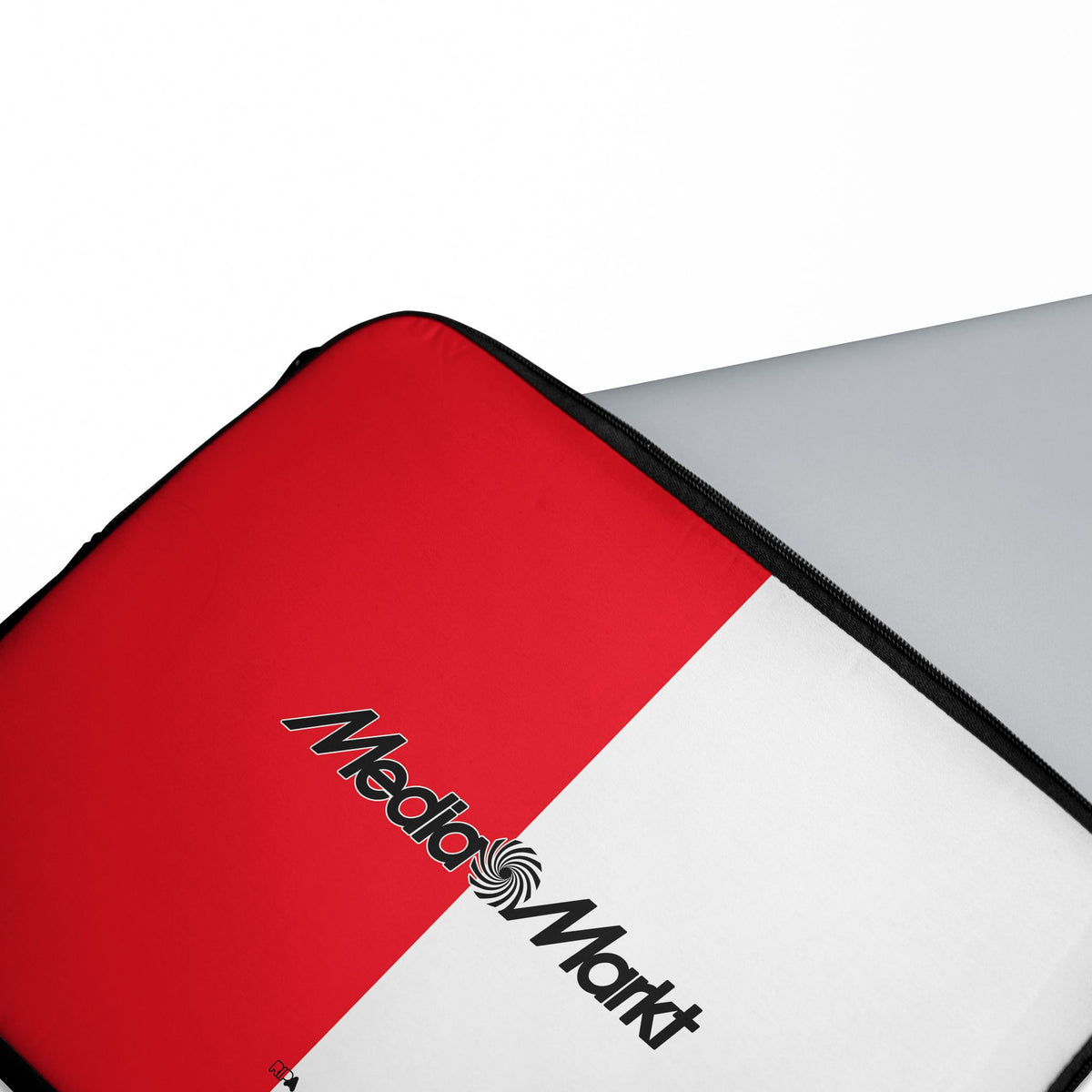 Laptop sleeve with the Feyenoord Rotterdam 2026-27 Home football shirt design by RIPA Football