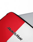 Laptop sleeve with the Feyenoord Rotterdam 2026-27 Home football shirt design by RIPA Football
