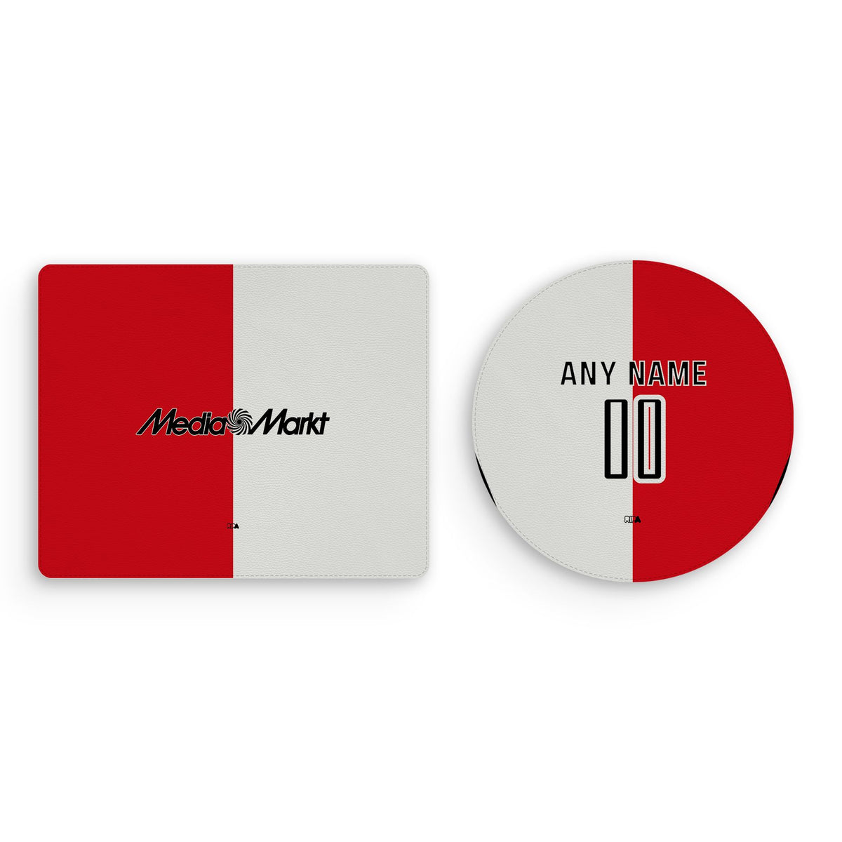 Mouse pad with the Feyenoord Rotterdam 2026-27 Home football shirt design by RIPA Football