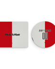 Mouse pad with the Feyenoord Rotterdam 2026-27 Home football shirt design by RIPA Football