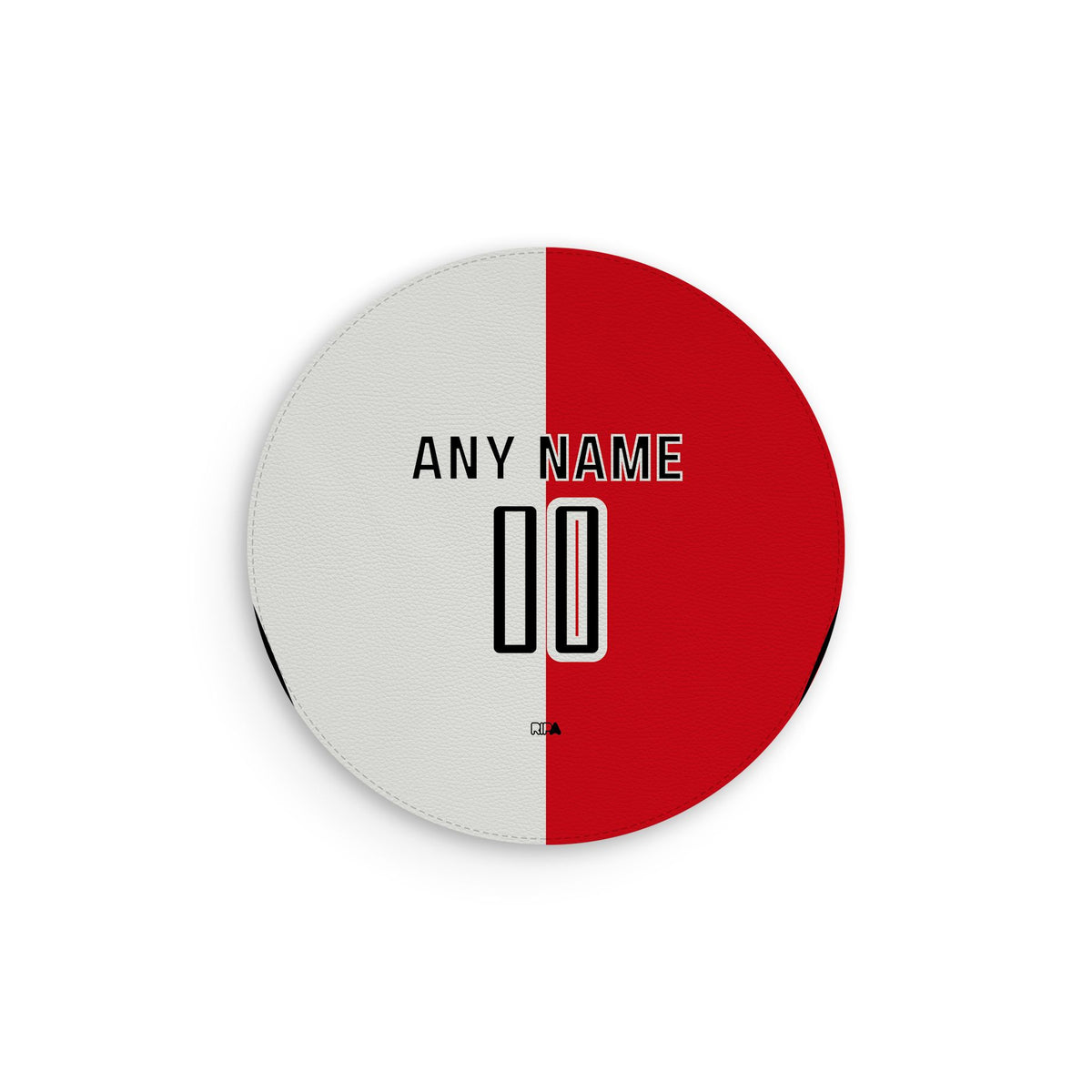 Mouse pad with the Feyenoord Rotterdam 2026-27 Home football shirt design by RIPA Football