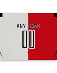 Mouse pad with the Feyenoord Rotterdam 2026-27 Home football shirt design by RIPA Football