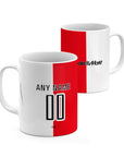 Mug with the Feyenoord Rotterdam 2026-27 Home football shirt design by RIPA Football