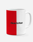 Mug with the Feyenoord Rotterdam 2026-27 Home football shirt design by RIPA Football