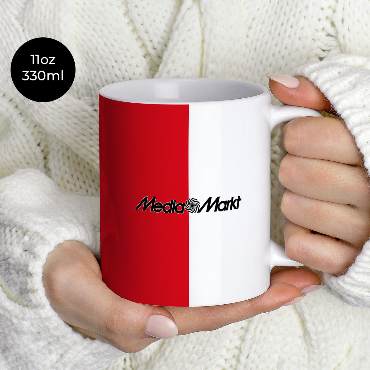 Mug with the Feyenoord Rotterdam 2026-27 Home football shirt design by RIPA Football