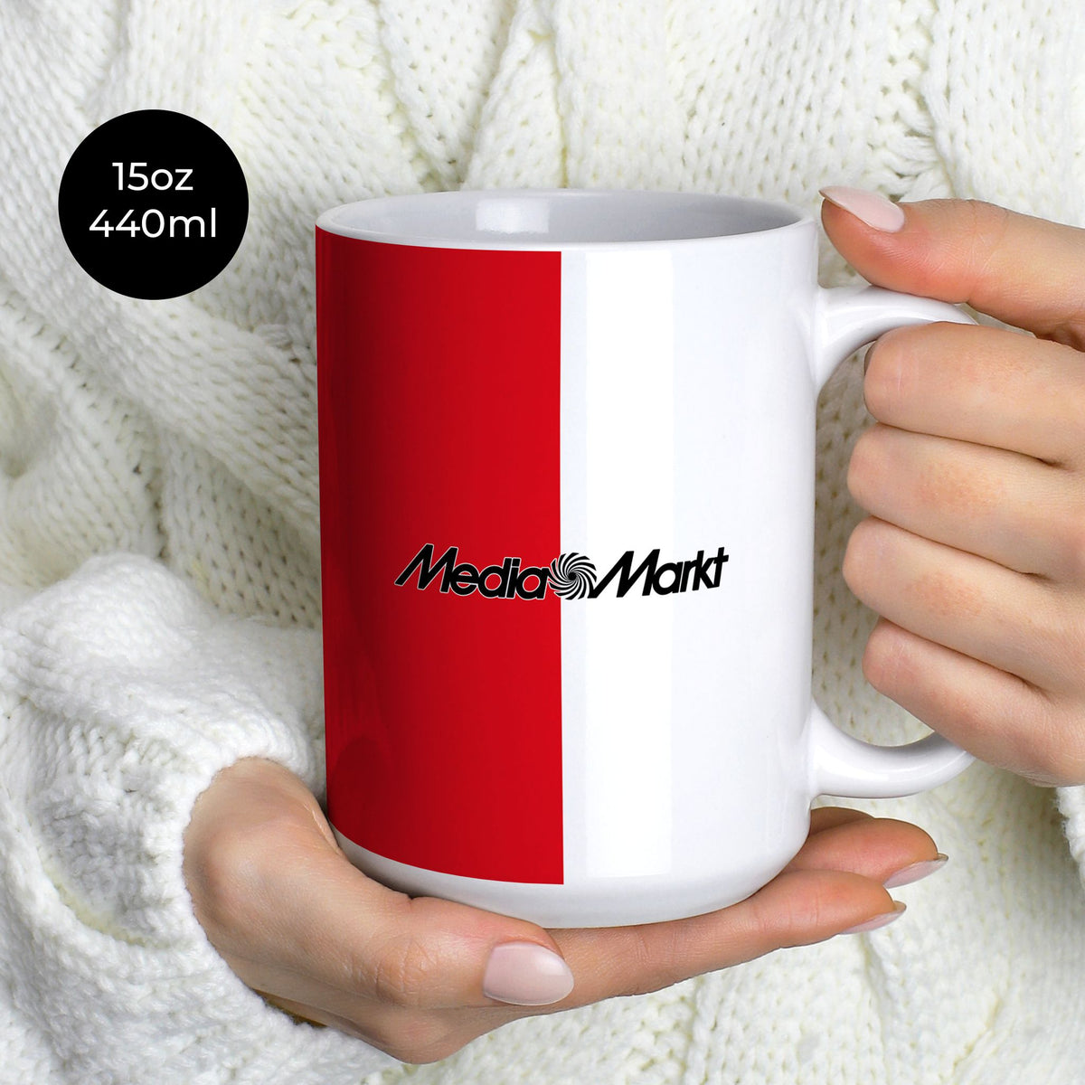Mug with the Feyenoord Rotterdam 2026-27 Home football shirt design by RIPA Football