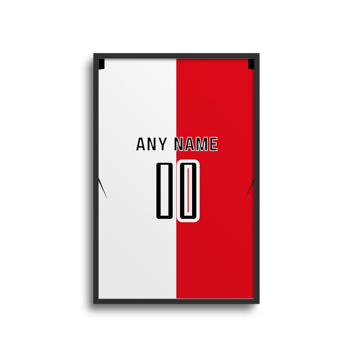 Print with the Feyenoord Rotterdam 2026-27 Home football shirt design by RIPA Football