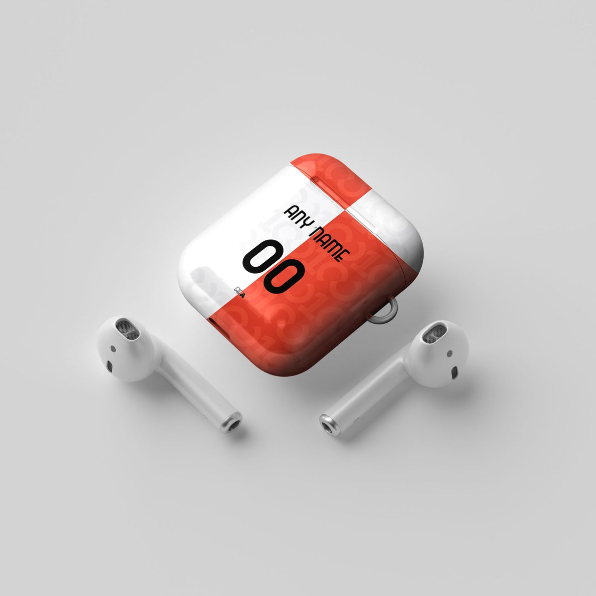 AirPods case with the Fiorentina 2026-27 Centenary football shirt design by RIPA Football