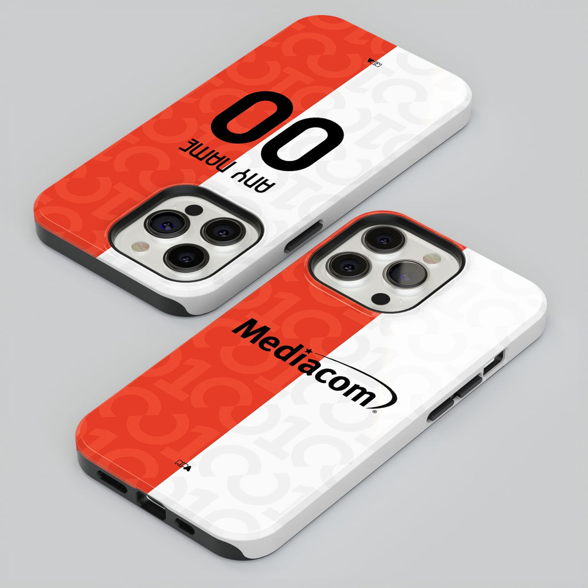Phone case with the Fiorentina 2026-27 Centenary football shirt design by RIPA Football