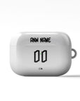 AirPods case with the Flamengo 2022-23 Away football shirt design by RIPA Football
