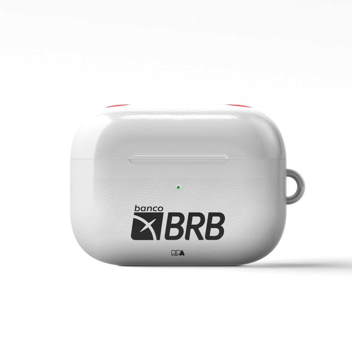 AirPods case with the Flamengo 2022-23 Away football shirt design by RIPA Football