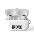 AirPods case with the Flamengo 2022-23 Away football shirt design by RIPA Football