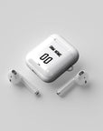 AirPods case with the Flamengo 2022-23 Away football shirt design by RIPA Football