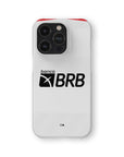 Phone case with the Flamengo 2022-23 Away football shirt design by RIPA Football