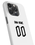 Phone case with the Flamengo 2022-23 Away football shirt design by RIPA Football