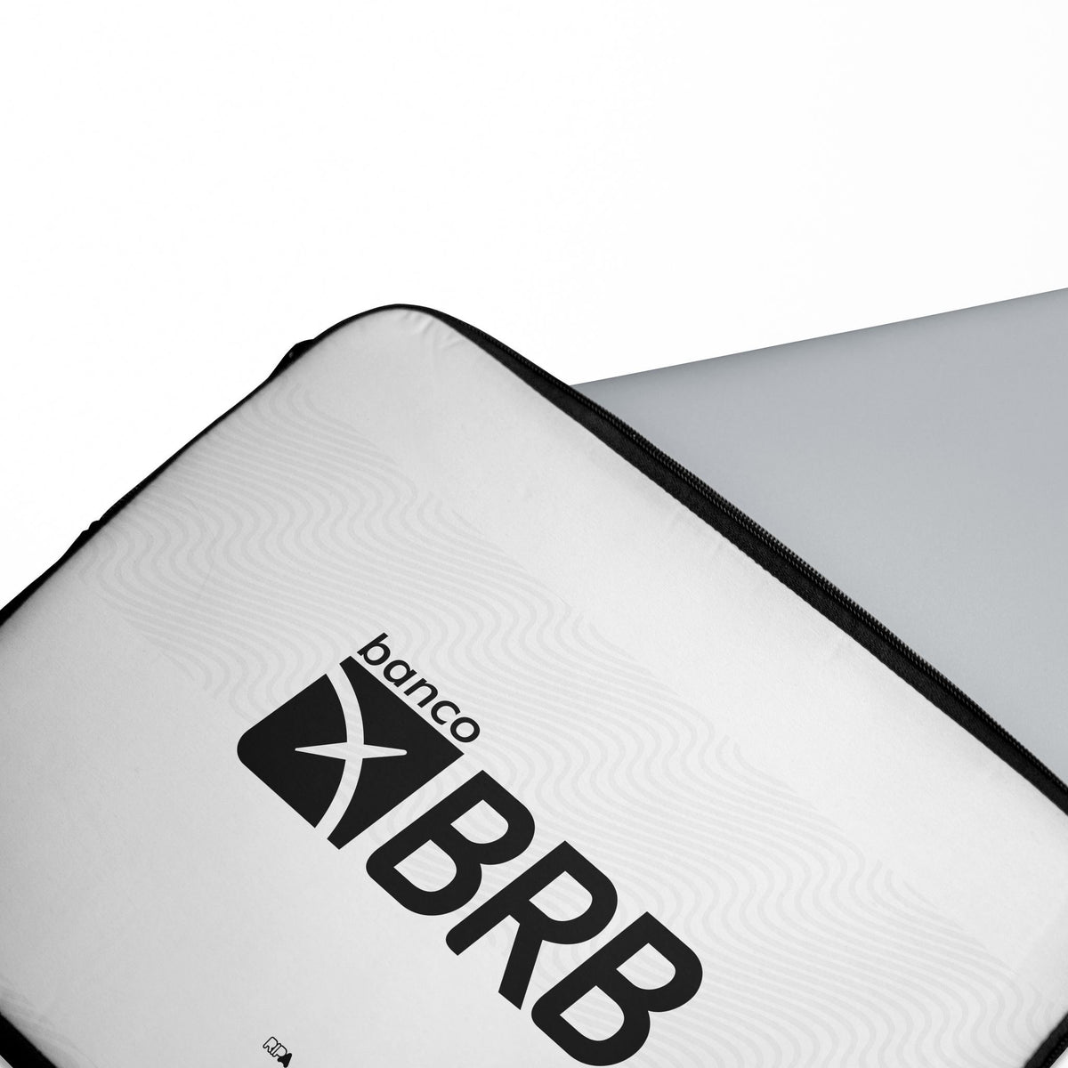 Laptop sleeve with the Flamengo 2022-23 Away football shirt design by RIPA Football