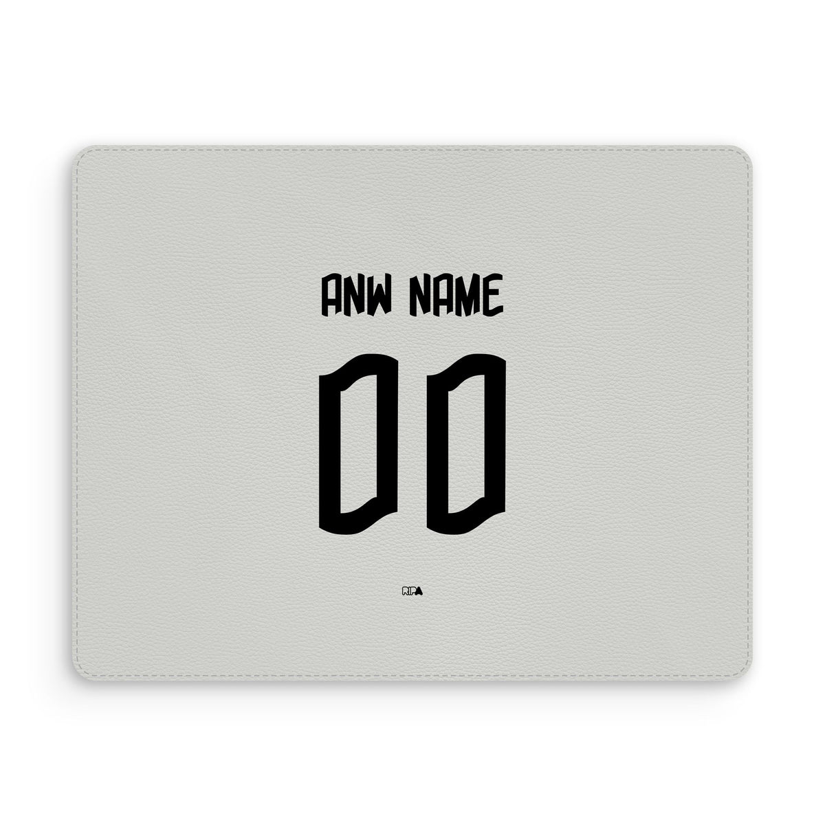 Mouse pad with the Flamengo 2022-23 Away football shirt design by RIPA Football