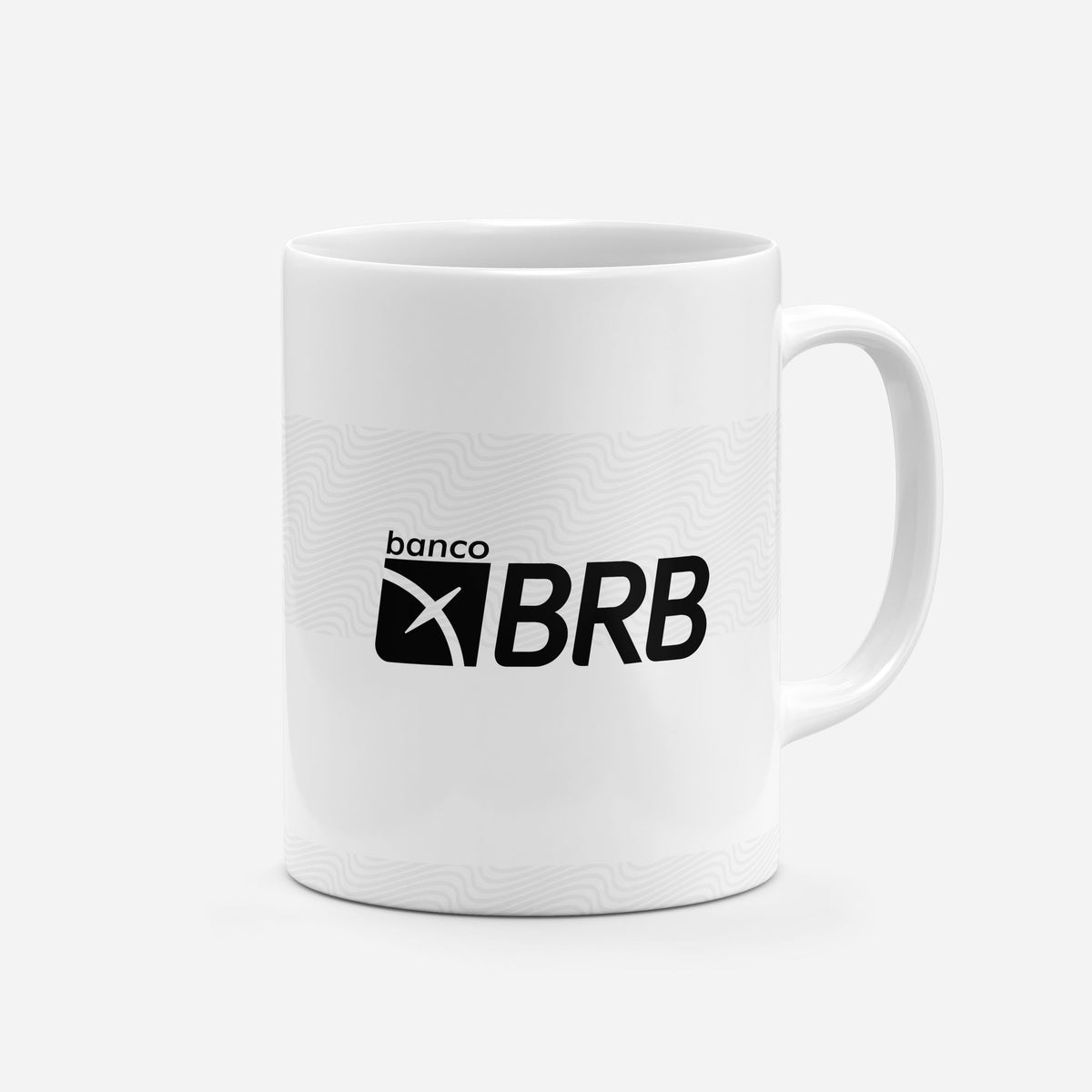 Mug with the Flamengo 2022-23 Away football shirt design by RIPA Football