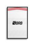Print with the Flamengo 2022-23 Away football shirt design by RIPA Football