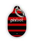 AirTag holder with the Flamengo 2024 Home football shirt design by RIPA Football