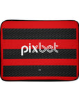 Laptop sleeve with the Flamengo 2024 Home football shirt design by RIPA Football