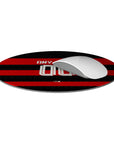 Mouse pad with the Flamengo 2024 Home football shirt design by RIPA Football